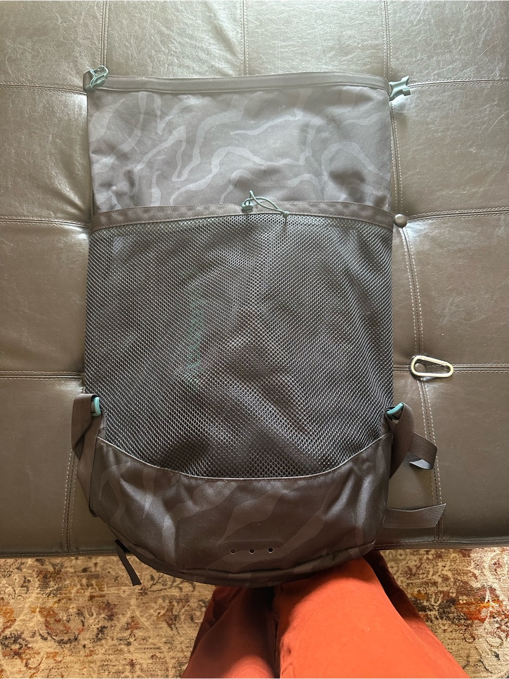 Paragon grey waterproof Front Travel Backpack - Lightweight Organizer